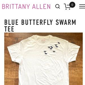 Brittany Allen Butterfly Swarm T-shirt